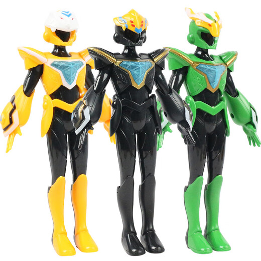 Sanbao (Sanbao) Divine Beast Vajra 3rd Generation 5th Generation Super Crystal Armor Super Variable Star Armor Children's Anime Toy Transformation Combination Robot Set [Divine Beast Vajra 5] Six Full Sets of Superman Dolls