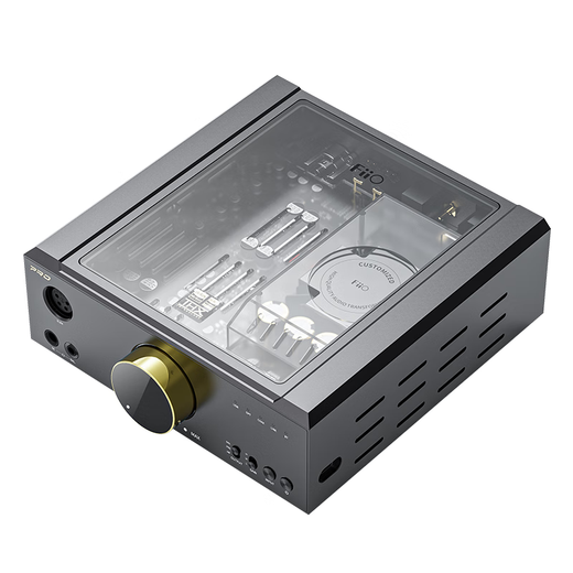 FiiO K9 Pro flagship desktop decoding headphone amplifier DSD decoding all-in-one headphone power amplifier HiFi decoder Titanium color Skylight Discovery Edition