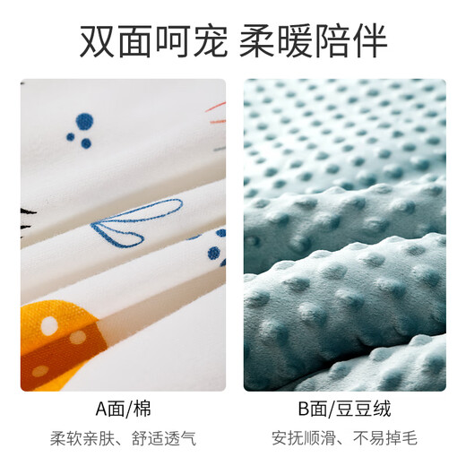 Tile Bed-in-Bed Pillow Newborn Portable Baby Crib Sleeping Magic Device Movable Bionic Crib Bed Anti-pressure Sleeping Bed Gert Gray-Bean Blanket (0-2 years old)