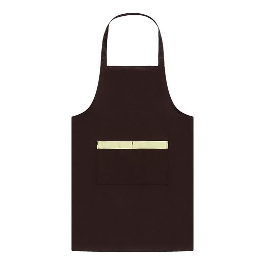 Lu apron custom logo printed custom advertising supermarket manicure milk tea work clothes catering restaurant waiter waterproof 688 shoulder straps pure cotton waterproof coffee, one size adjustable