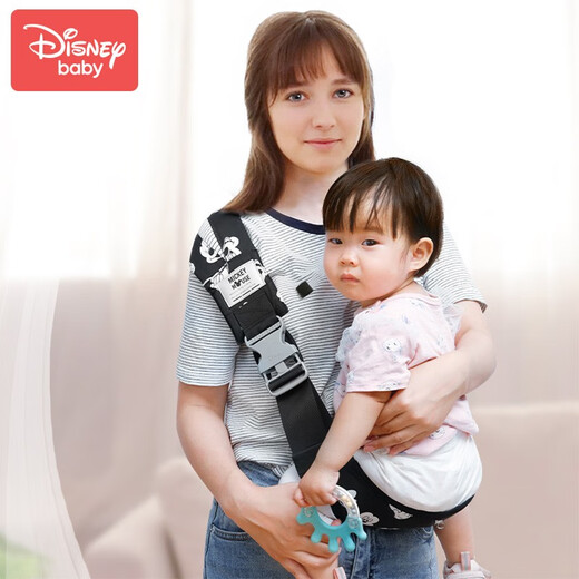 DISNEY Disney baby strap with one-handed simple turban holding baby artifact big baby light travel save effort Yunduolan (one-handed strap)