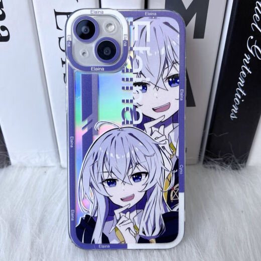 
Apple 14 Huawei OPPOvivo Xiaomi Yilena 2D full-inclusive angel eye anti-fall mobile phone case Yilena - Angel eye transparent 695 Click this option - Order note model