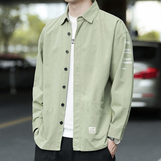 xcfreht plus velvet spring and autumn style men's long-sleeved shirt casual loose version iron-free Hong Kong style business shirt men's jacket long-sleeved 9922 models (dark gray) M 100Jin[Jin equals 0.5 kg]-120Jin[Jin equals 0.5 kg]
