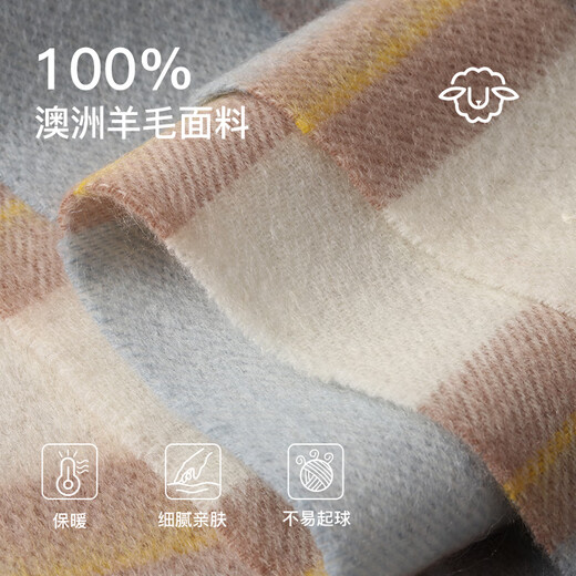 Cat man scarf for women in winter shawl wool plaid women autumn and winter girls scarf mother women's day birthday gift box