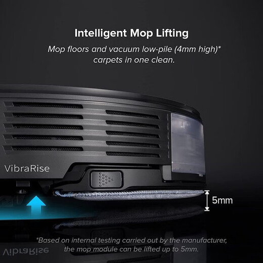 Roborock S7+ sweeping robot and sonic mop with self-empty base, automatic lifting mop, ultrasonic carpet detection, white