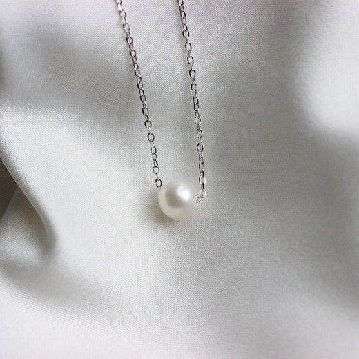 ZHUELLA Zhu Aile 6-7mm Freshwater Pearl Passepartout Adjustable Chain