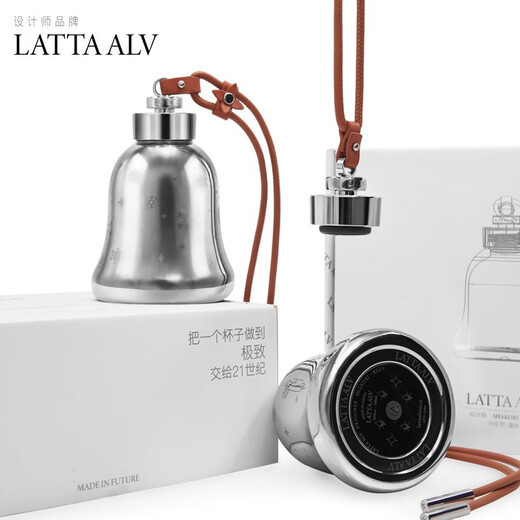 Latta ALV High-End Thermos Cup für Frauen und Jungen Geschenke Hochwertige Wasserbecher 316 Edelstahl Student Cute Big Belly Cup Mode Bell Cup