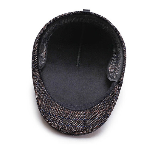 Red Dragonfly Old Man Hat Men's Autumn and Winter Middle-aged and Elderly Plus Velvet Advance Hat Grandpa Elderly Hat Ear Protection Warm Peaked Cap Brown Color-Fashionable Warm Ear Protection M M Size (Head Circumference About 58CM)