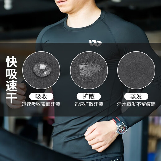 WestBiking sports suit men's five-piece summer sports fitness cycling suit quick-drying tight-fitting high-elastic breathable outdoor equipment trousers XL