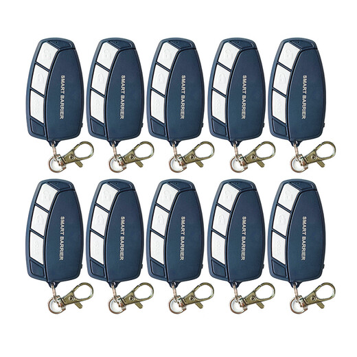 Gate remote control 4Xsmart code SMART BARRIER telescopic door lift rod 418Mhz handle welding code 10 learning codes 433X remote control