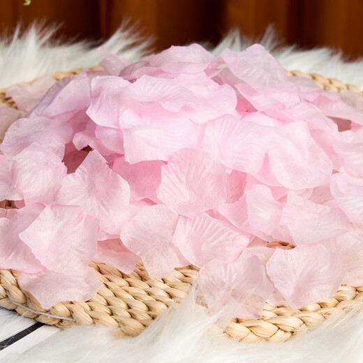 Antarctic Story Simulation Wedding Rose Petals Wedding Birthday Hand Spreading Flowers Confession Proposal Romantic Wedding Room Decoration Supplies Valentine's Day Blue and White (3 Packs of 300 Pieces)