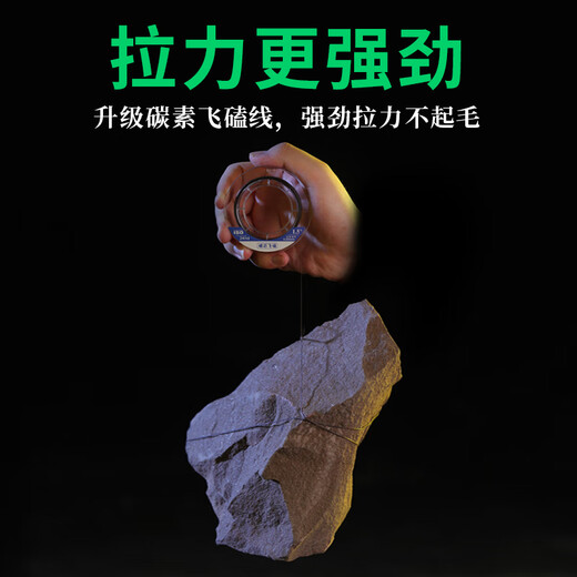 Zhuojing Carbon Core Dali Horse Flying Line PE Fishing Line Main Line Imported Strong Tension Laser Nano Flying Line Fishing Line 9 Braided Carbon Core Flying Line 50 Meters No Flint No Splitting No. 0.4