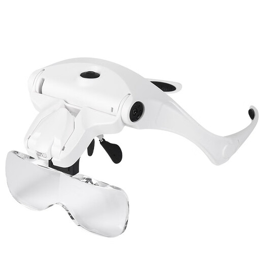 
SunFire (SunFire) high-powered glasses USB charging magnifier with LED lights for elderly people to read books with high-definition 30 engraving USB headset 9882B1