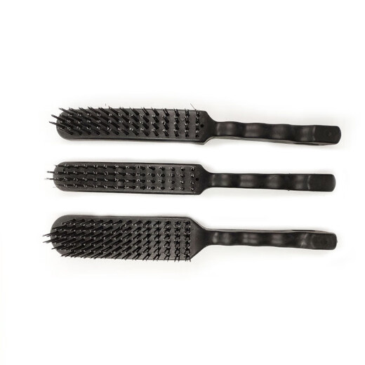 Weiyang WYS-1477 Plastic handle wire brush 6*15 rows Cleaning brush Metal polishing and rust removal brush
