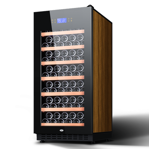 Odino National Warranty Export Quality Odino Red Wine Cabinet Compressor Refrigeration Constant Temperature Wine Cabinet Wine and Foreign Wine Cabinet Refrigerator Fresh Cabinet Black Pearlescent-Full Version 208L