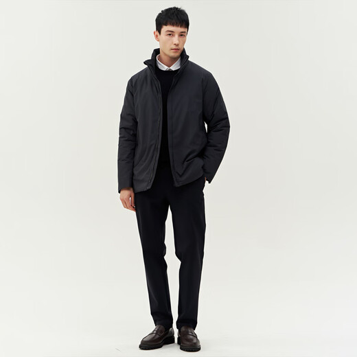 CARE OF LORD Gold Label Primaloft Men's Autumn and Winter Weatherproof Commuting Jacket Stand Collar Cotton Jacket 8572 Qiyu Black L