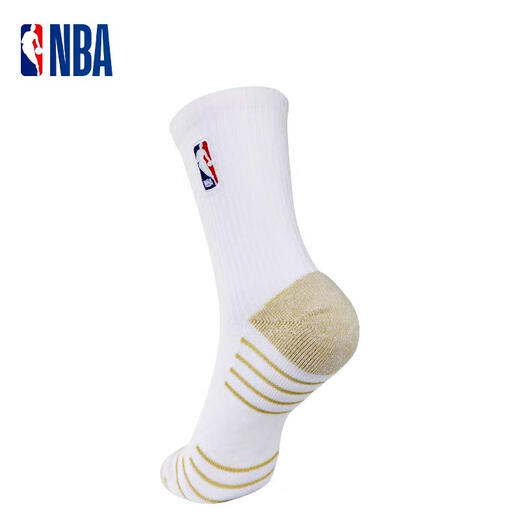 NBA basketball socks men's high tube leisure sports socks Copper ion antibacterial yarn long tube thick towel bottom cotton socks 3 doubles
