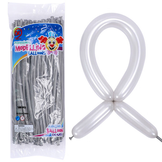 Yunchuangdian 100 sets of magic long balloons shaped balloons DIY magic clown balloons wedding and festival balloon accessories mixed color macarons 100 sets of long balloons