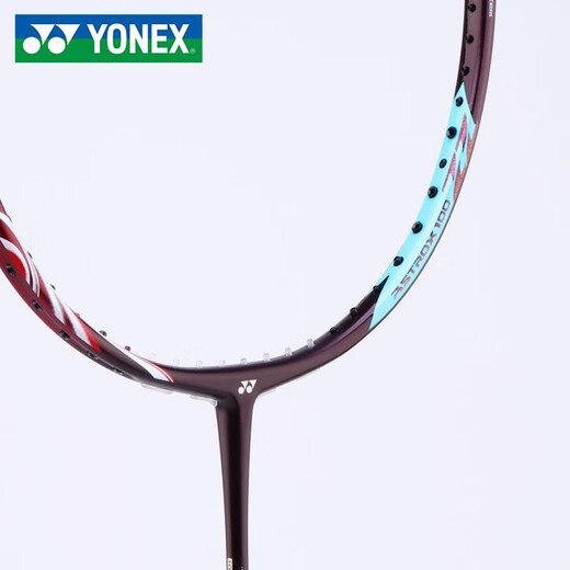 YONEX尤尼克斯羽毛球拍yy天斧AX100ZZ99弓箭11疾光碳素NF超轻单拍 天斧AX100ZZ古红色 4UG5 YONEX原装线(可定制磅数)