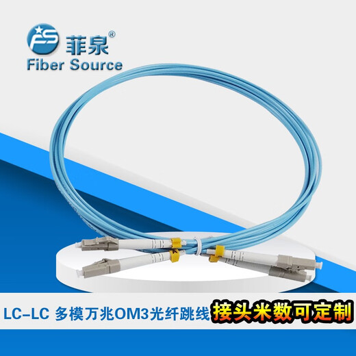 Feiquan (FS) DLC-LC Multi-Mode 10 Gigabit Fiber Jumper OM3/OM4 Duplex Anti-Bending Полностью совместимый оптический модуль 50/125 Cigtail LSZH LC-LC Multi-Mode 10 Gigabit OM3 Джампер 30 м 30 м