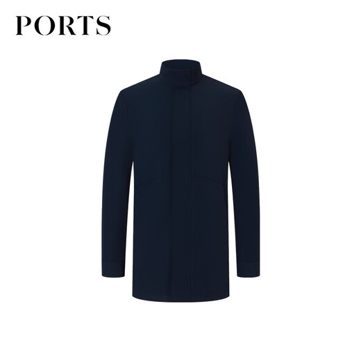 PORTS Мужская весенняя мода Повседневная деловая простая ветровка MP8T005RWO027 Темно-синий S