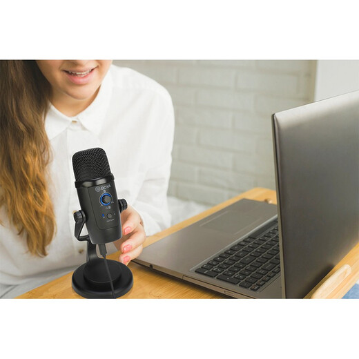 BOYA Boya Microphone PM500 Computer USB Android Type-C Directional Desktop Microphone Mobile Live K Song Video Recording Class Dubbing Game Radio Microphone USB Microphone