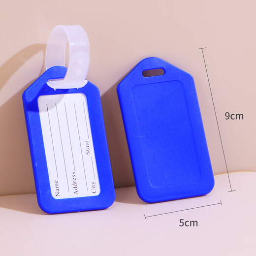 Upril Travel and business trip luggage tags, trolley luggage tags, check-in cards, ID cards, luggage tag cards, 5 packs, 9420 orange colors