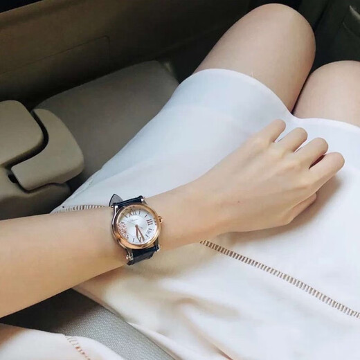 Second-hand 99 new Chopard women's watch Happy Diamond Series 5 diamond/7 diamond automatic mechanical Chopard women's watch Second-hand luxury watch 30 dials 278573-6013