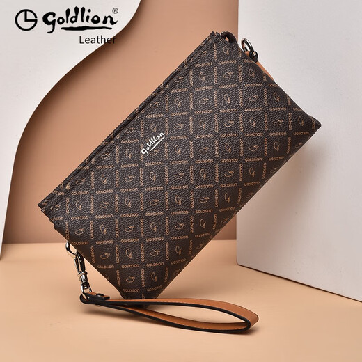 Jinlilai Clutch 2025 Nouveau sac à main à grande capacité à grande capacité Sac à main imprimé Sac à main Style de cadeau de la journée de la femme [Standard anglais 21 * 7 * 12cm]