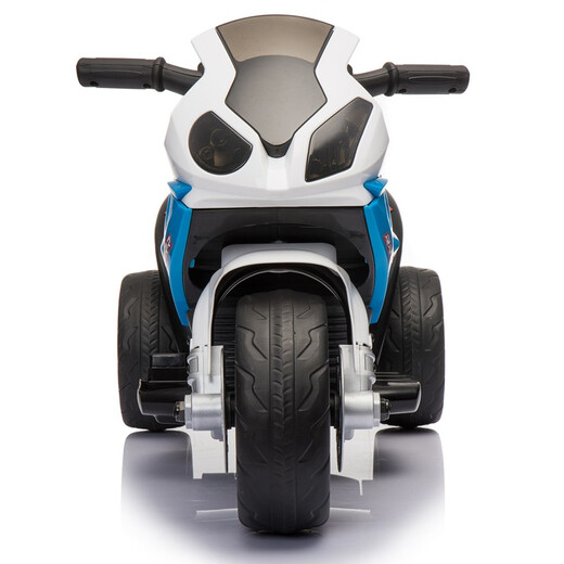 
BeRica BMW authorized infant and children electric car three-wheeled motorcycle can be seated for men, women, children toys, baby gift blue