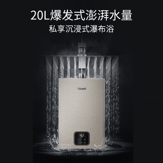 Rinnai Blue Whale 20L gas water heater, state subsidy, zero cold water, large water volume 20GD61R (JSQ40-GD61R)