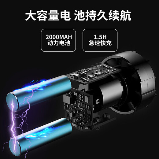 ECOLA Computer Vacuum Cleaner Laptop Car Wireless Mechanical Keyboard Dust Removal and Cleaning Set Computer Desktop Host Chassis Cleaner Blowing and Suction Integrated BT27WBK