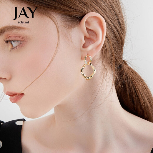 Jay 2025 new design rhombus earrings for women, birthday gift for girlfriend