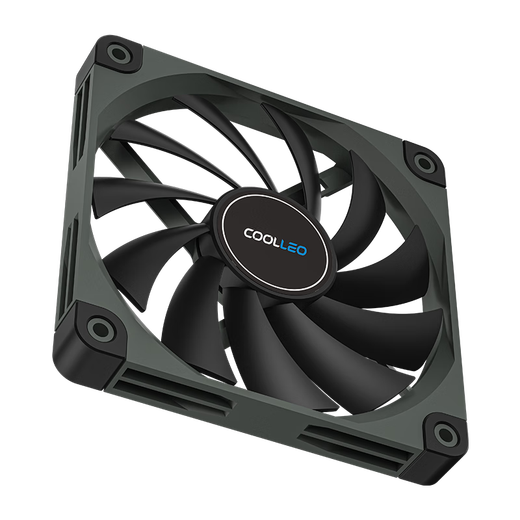 Coolleo M15 Performance Ventilateur mince 12015 ÉTAUCHE D'ORTORNATION FAN refroidissement refroidissement Silent Desktop PWM Régulation de vitesse de 15 mm d'épaisseur