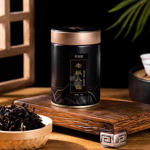 
Tianchi Tea Industry 1392 Lao Tung Eight Immortals Phoenix Single Cong Chaozhou Phoenix Single Cong Tea Gift Box Lao Tung Eight Immortals Gift Box 50g*2 cans
