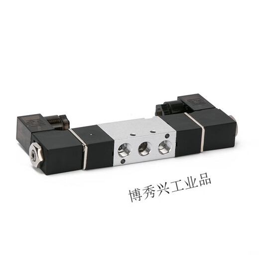 山头林村电磁阀气阀220v二位五通气动换向阀4v12006 4v22008 4 4V320-10  AC36V
