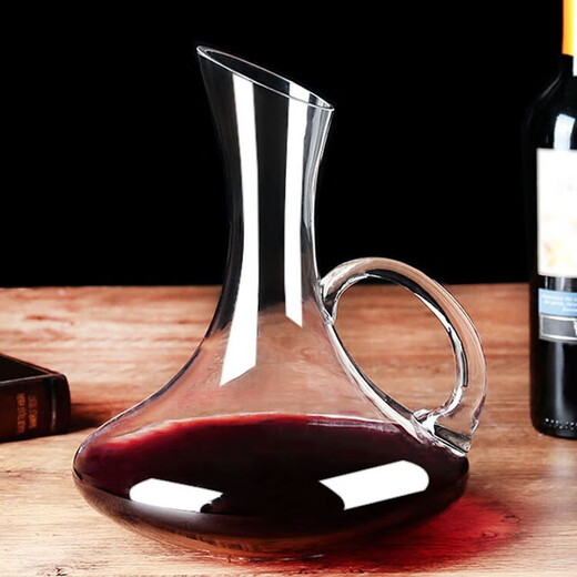 Hedara crystal glass personalized decanter set luxury red wine wine divider red wine jug household European wine set volume price decanter with handle 1500ml