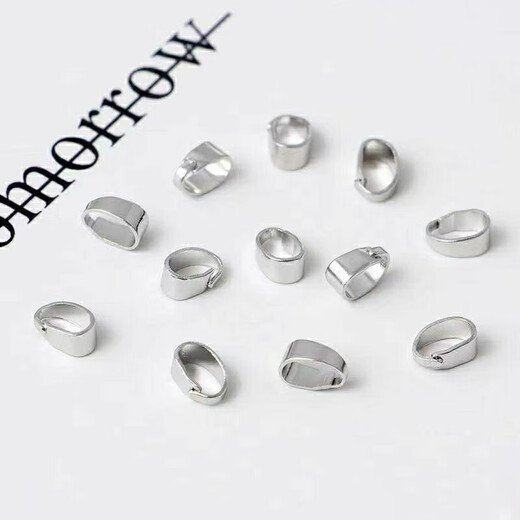 Fat Donglai same style buckle 18k gold 18K rose gold necklace buckle buckle accessories platinum jade jade pendant buckle yellow Pt950 white open melon seed buckle