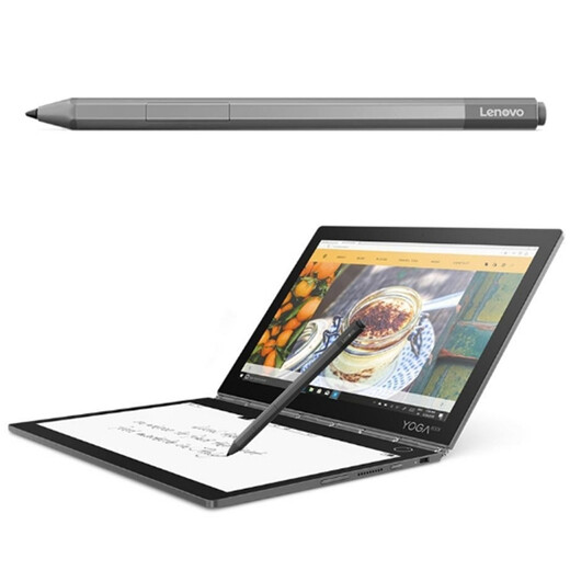 Lenovo original stylus YOGA720 730 C740 920 notebook drawing pen MIIX510/520 tablet writing and drawing 4096 pressure-sensitive active stylus magnetic metal stylus (with Bluetooth) gray black X1 YOGA/X1 Hermit