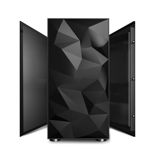 Aigo YOGO M1 Black Game Pill Full Side Transparent MINI Computer Case (Supports M-ATX motherboard/240 water cooling/side-opening tempered glass side panels)