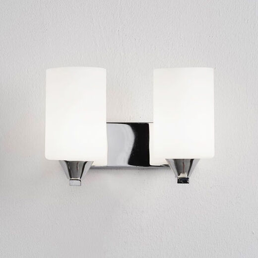 Yaotian Simple Modern Fashion Creative Bedside Glass Wall Lamp with Switch Living Room Lamp Bedroom Lamp Aisle Lamp Indoor Wall Lamp Chrome Double-ended Pull Switch E27*12 Watt LED Yellow Light Bulb