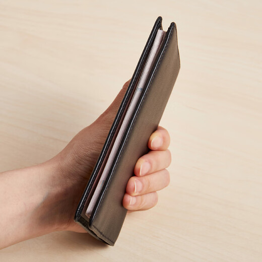 真皮护照包PASSPORT保护套超薄软牛皮护照外壳旅行证件卡包防刮花 黑色