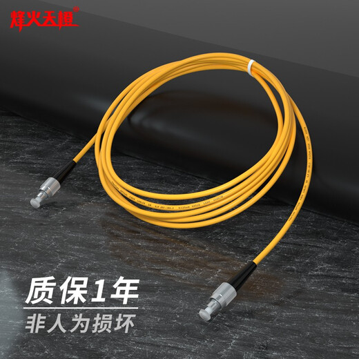 Fenghuo Tiancheng Telecom Grad Faser-Jumper Single Core 3.0 Faserverlängerungskabel SC/FC/ST/LC Optical Fibre Transceiver Optical End Maschinenschweißes Tailfaser-Telekommunikations-FC-FC (Einzelmodus Single Core) 3 Meter
