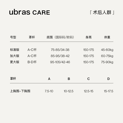 Ubras care round neck can be used as a detached breast vest bra, comfortable underwear for women, postoperative comfort basic style, orchid smoke color 2XL