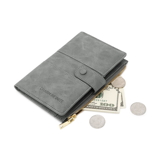 GUBPMTSHIM passport bag portable overseas passport protective cover passport storage bag ins card bag air ticket passport clip male and female green