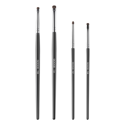 古迪小马毛眼影刷细节刷4支装眼部铺色化妆刷眼线刷精细晕染遮瑕刷