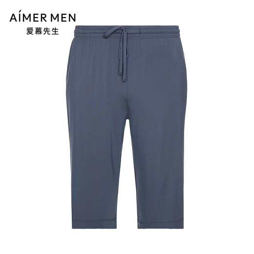Aimer (AIMER MEN) [clearing goods and removing] 22SS Gaomo Sleeping Home Series Shorts Men's Pajama Pants New Product NS42F672 Medium Gray 83B XL (175)