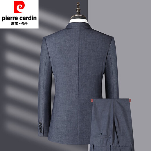 Pierre Cardin suit men's high-end business casual three-piece suit high-end middle-aged dress jacket gray size 170 It is recommended that 100 Jin Jin equals 0.5 kg -120 Jin Jin equals 0.5 kg