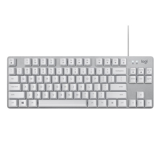 Logitech K835 Проводная механическая клавиатура Игровые игровые игры Периферийные устройства TTC Axis 84 Ключи Белой синей ось