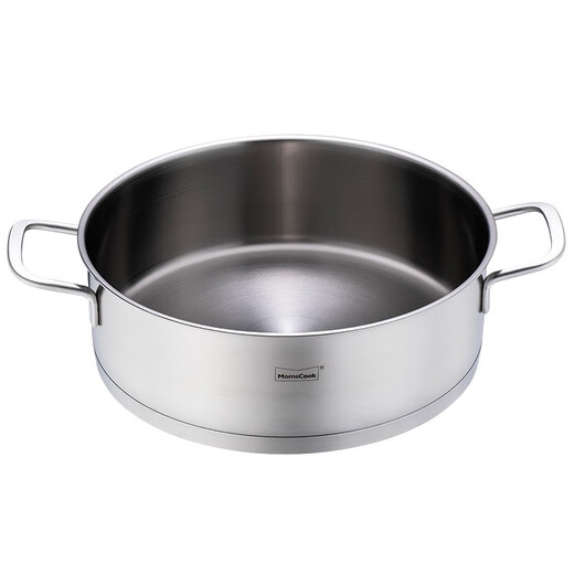 Momscook stainless steel steamer 26cm single layer steamer steamer tray 304 material MT2608ST